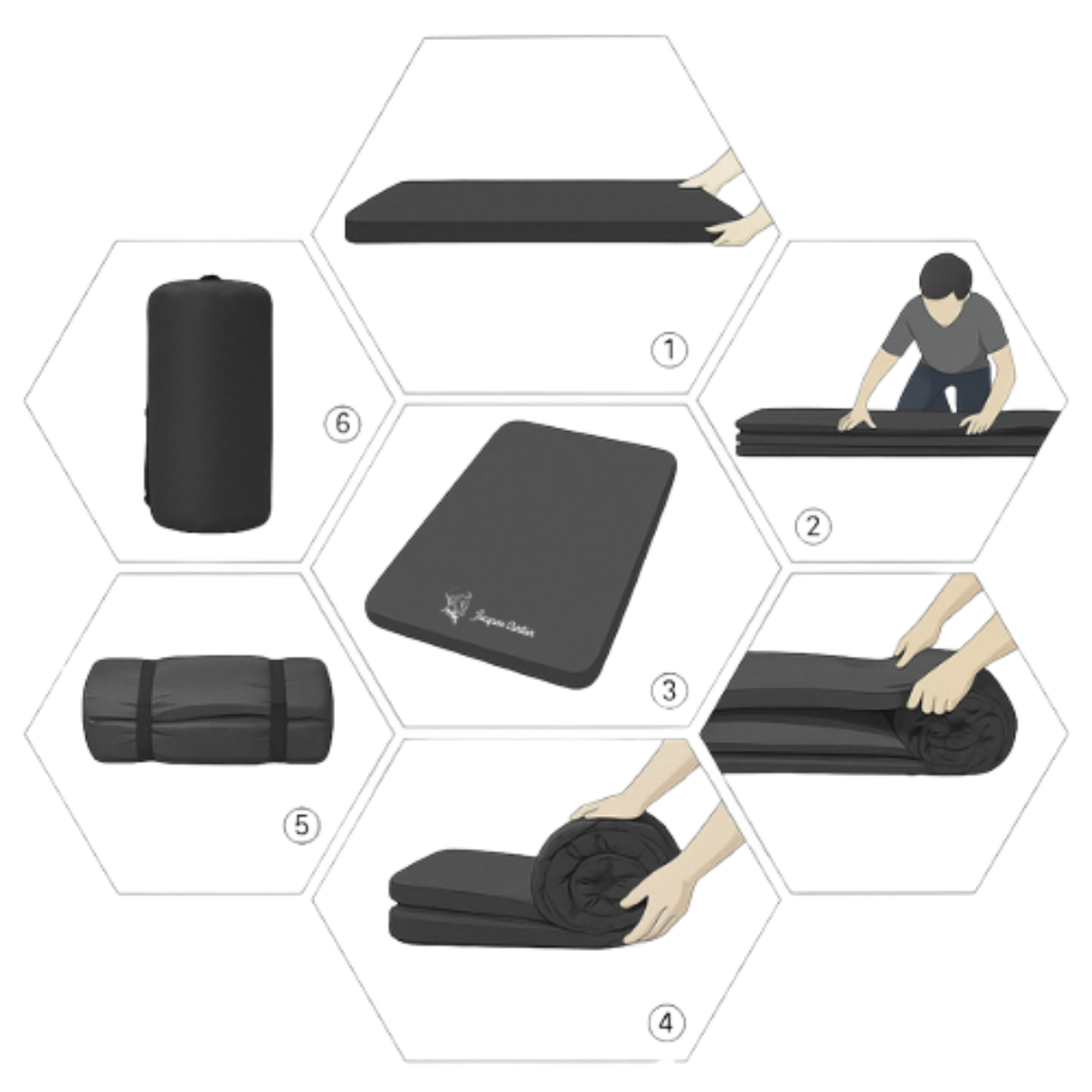 Matelas gonflable - Tente de toit