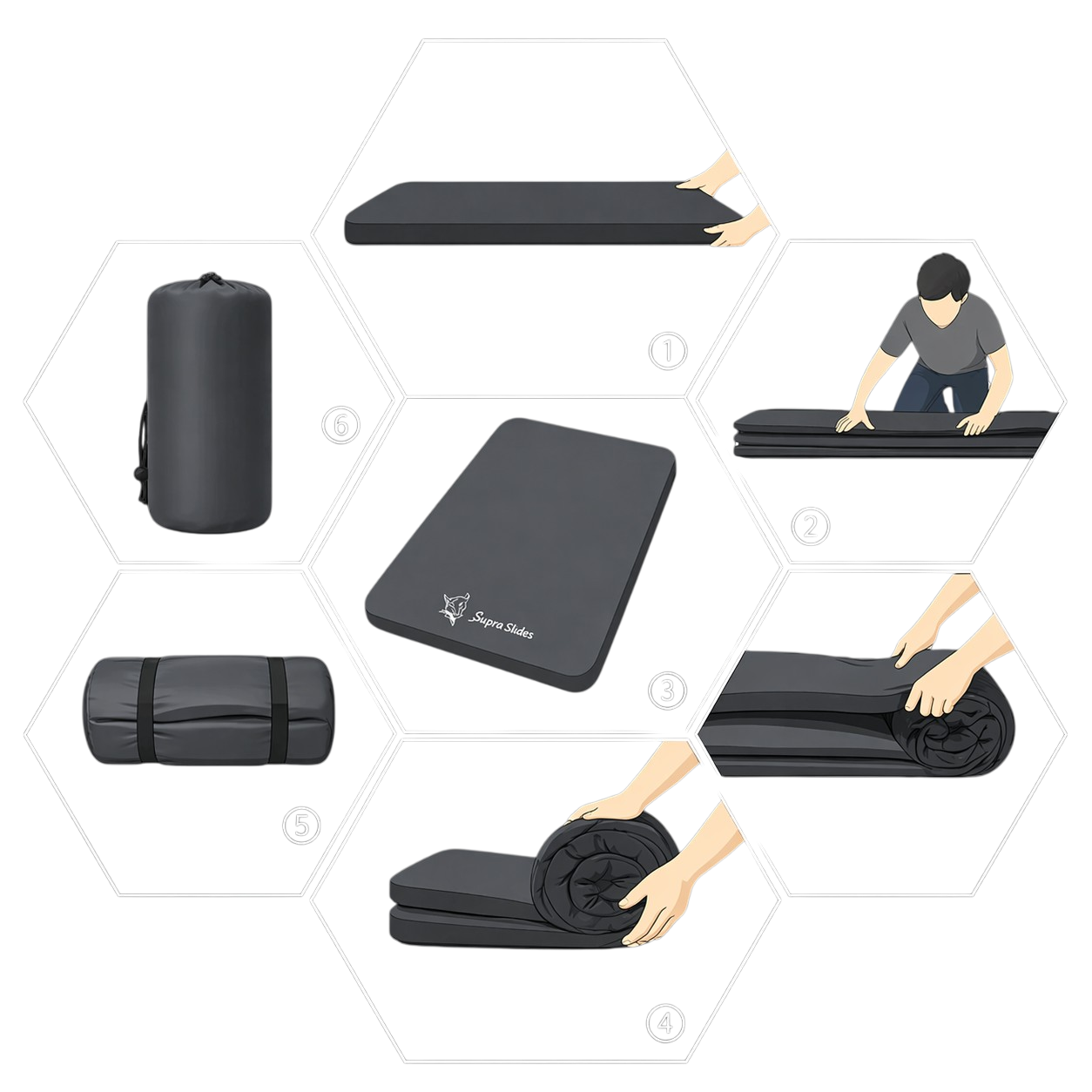 Matelas gonflable - Tente de toit